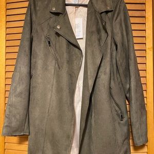 Faux Leather Jacket NWT Magaschoni Size S Women